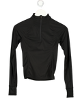 ADANOLA Black Long Sleeve Zip Top UK XS