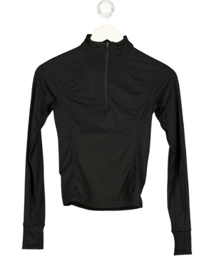 ADANOLA Black Long Sleeve Zip Top UK XS
