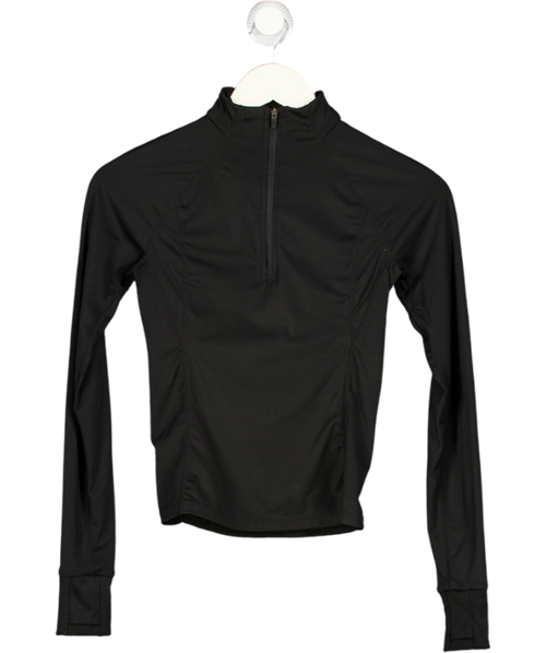 ADANOLA Black Long Sleeve Zip Top UK XS