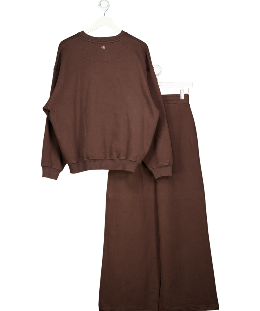 4th Reckless Brown Cotton Rich Embroidered Logo Set UK S