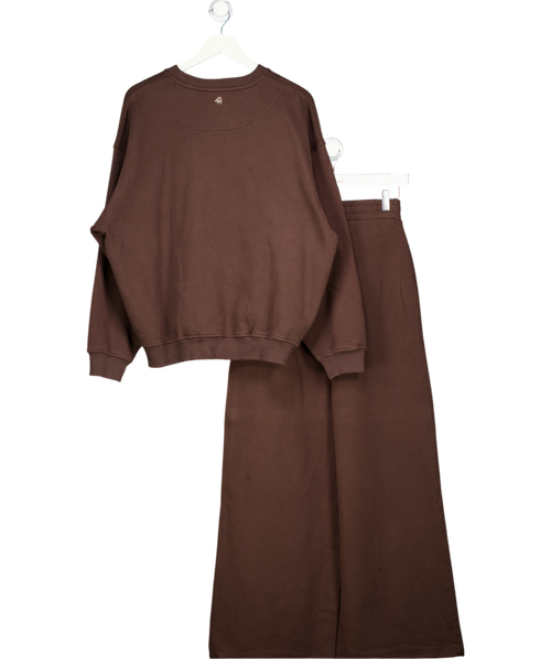 4th Reckless Brown Cotton Rich Embroidered Logo Set UK S