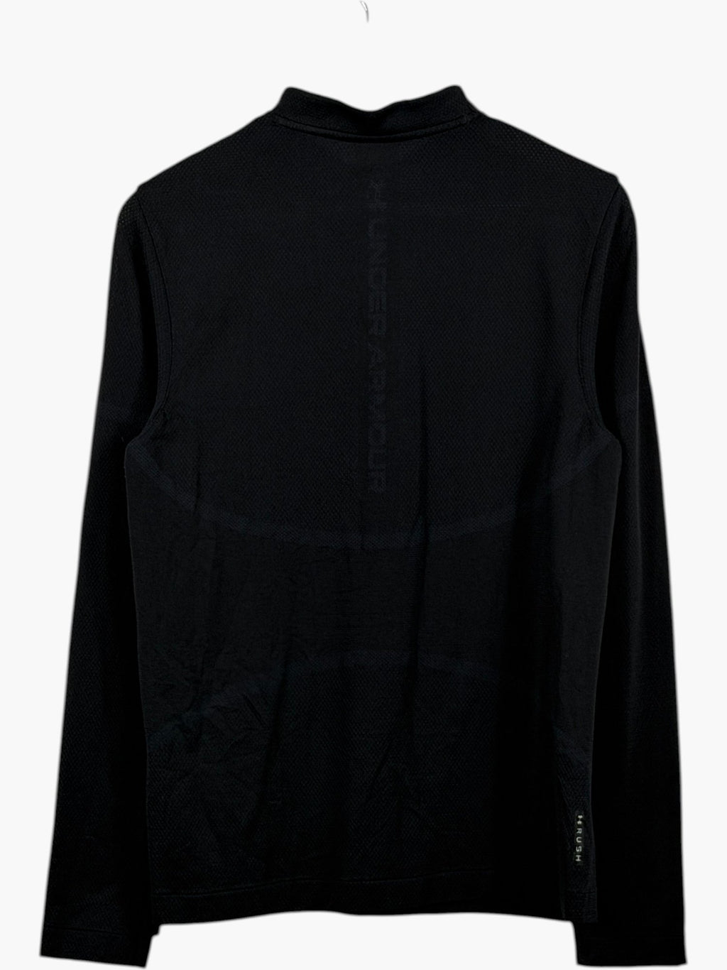 UNDER ARMOUR Black RUSH Long Sleeve T-Shirt UK S