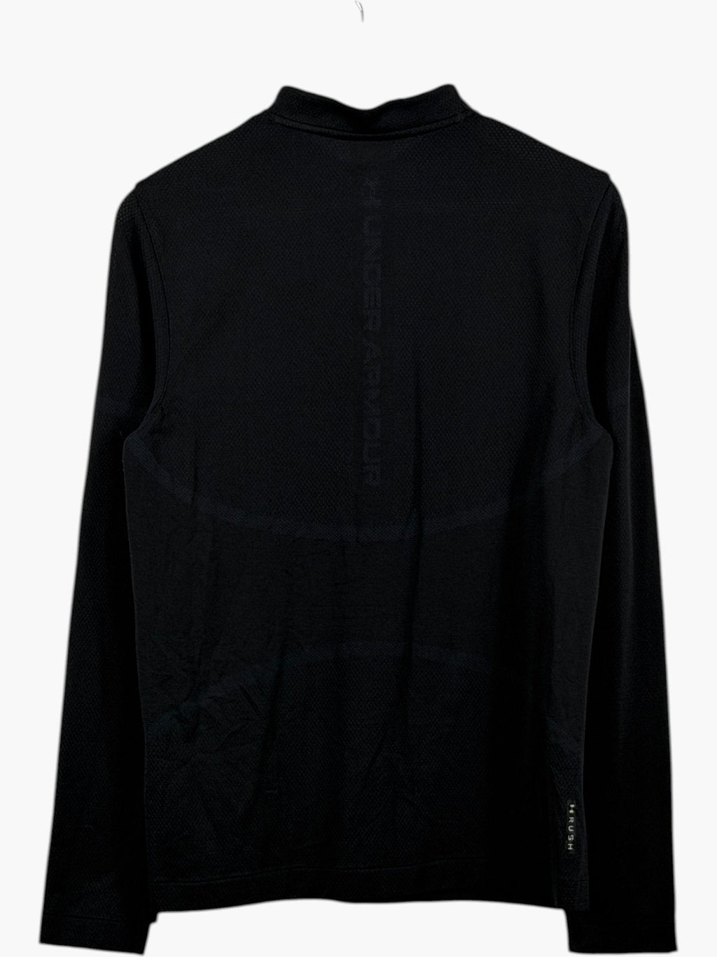 UNDER ARMOUR Black RUSH Long Sleeve T-Shirt UK S