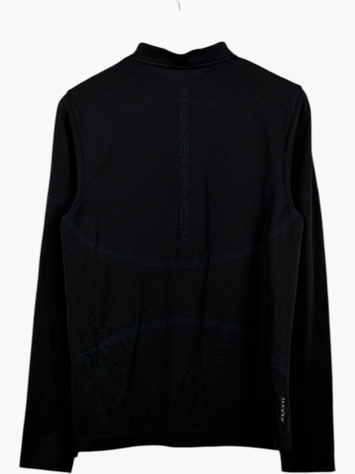 UNDER ARMOUR Black RUSH Long Sleeve T-Shirt UK S