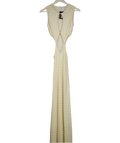 MISHA Cream Esther Knit Maxi Dress UK S