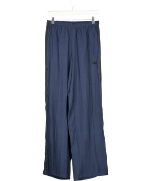adidas Blue Wide Leg Lightweight Track Pants UK S