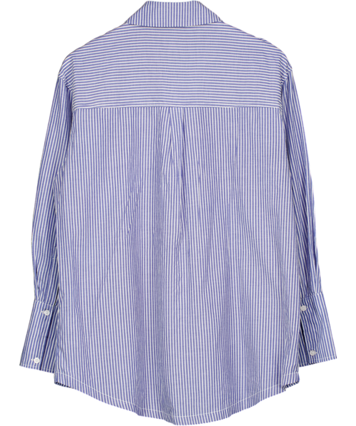 4th & Reckless Blue & White Striped Shirt UK 12