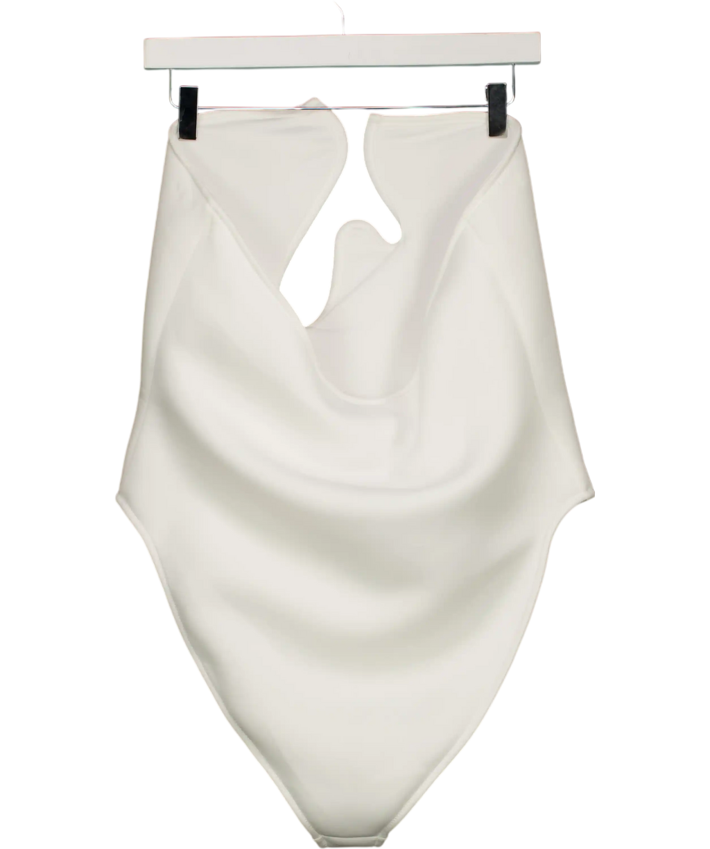 ASOS White One Piece Swimsuit UK 18