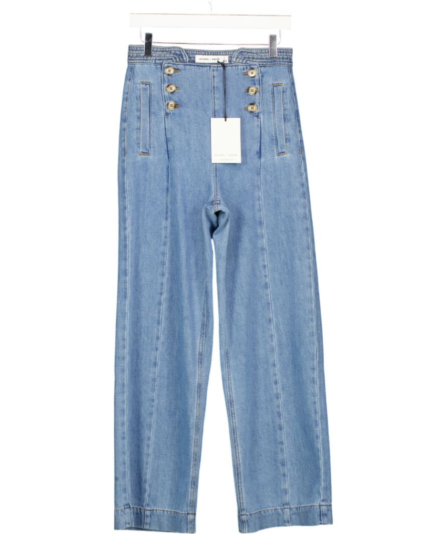 SEVENTY & MOCHI Blue Marie Jean In Summer W27