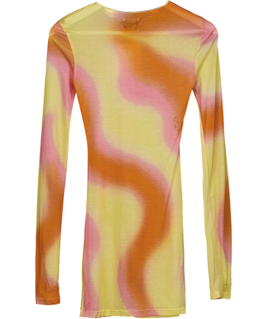 With Jean Kenny Yellow And Orange Dress UK XXS