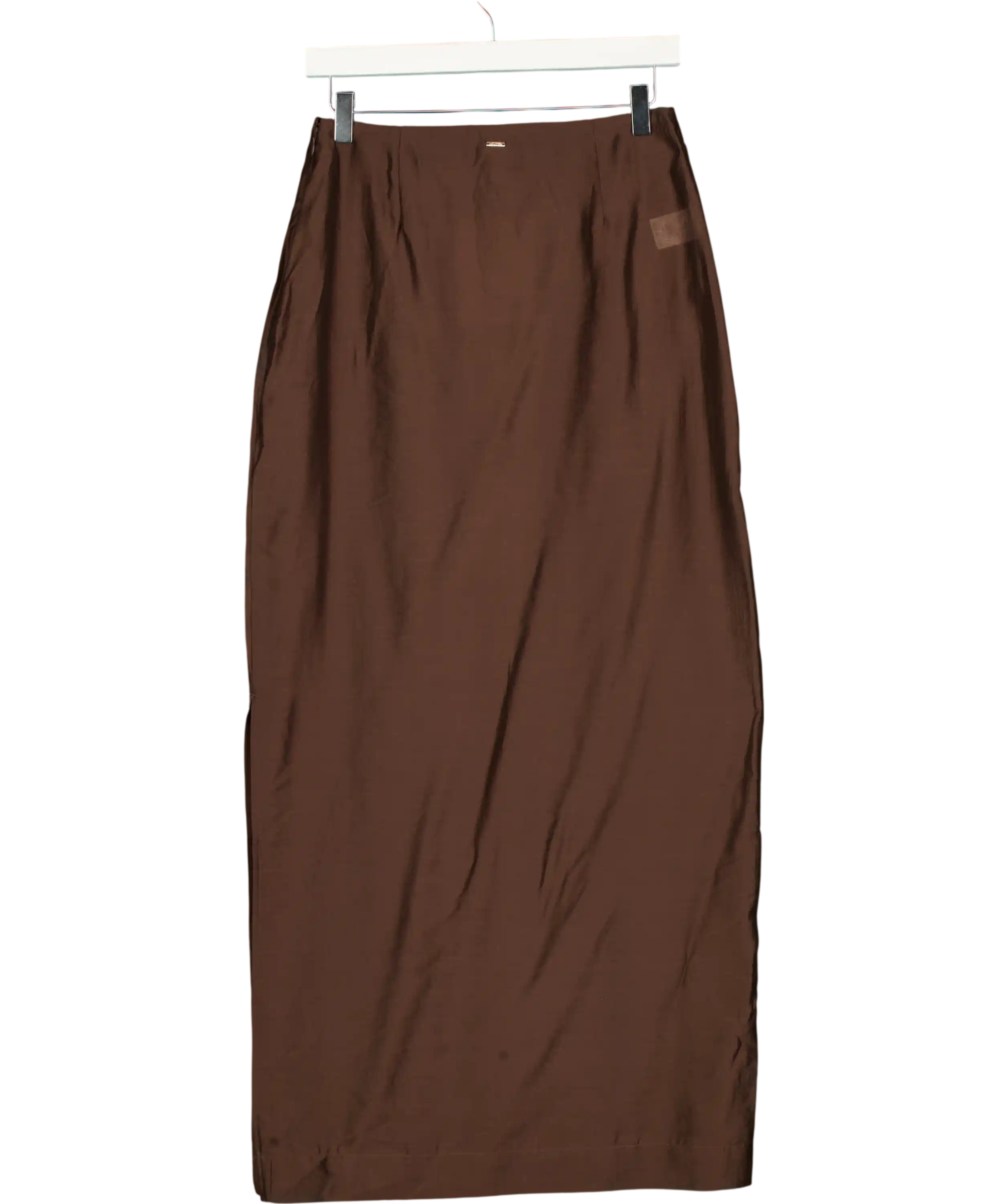 Lounge Underwear Chocolate Brown Sheer Maxi Skirt UK 8