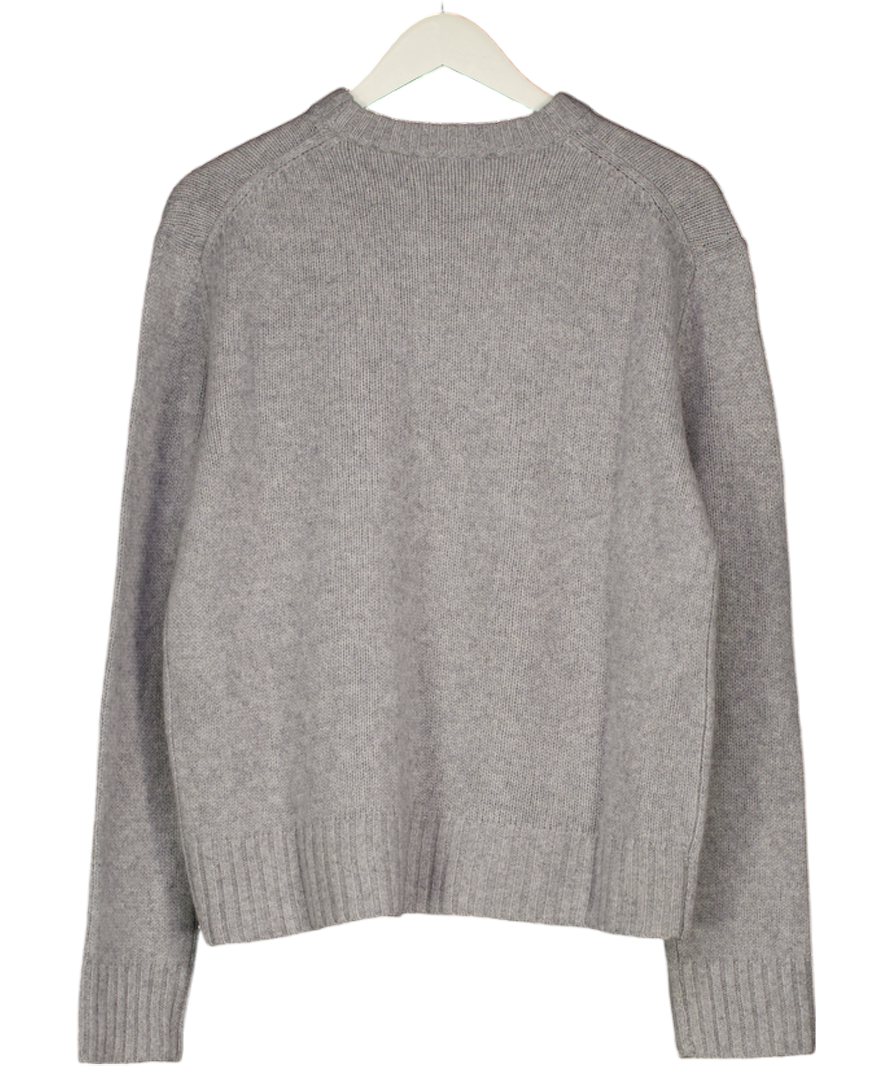 DL1961 Grey Ashen Supersoft Luxury Crew Neck Jumper UK S