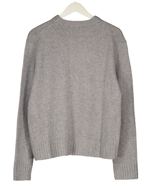 DL1961 Grey Ashen Supersoft Luxury Crew Neck Jumper UK S