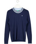ADIDAS Blue Originals Cashmere Knit Sweater UK M