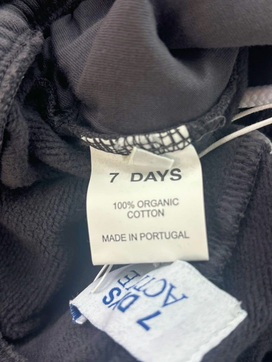 7 DAYS ACTIVE Grey 100% Organic Soft Cotton Mondays Pants UK S - Reliked