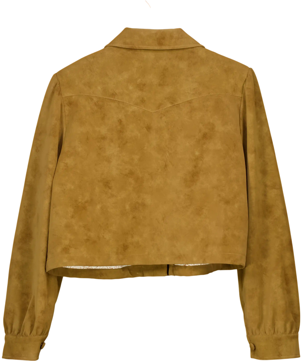 RURE Brown Button Up Jacket UK S