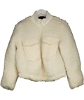 Goldbergh Cream Furry Ski Jacket UK 6