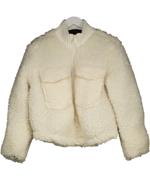 Goldbergh Cream Furry Ski Jacket UK 6