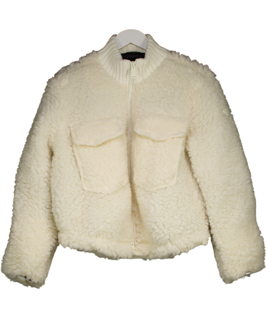 Goldbergh Cream Furry Ski Jacket UK 6
