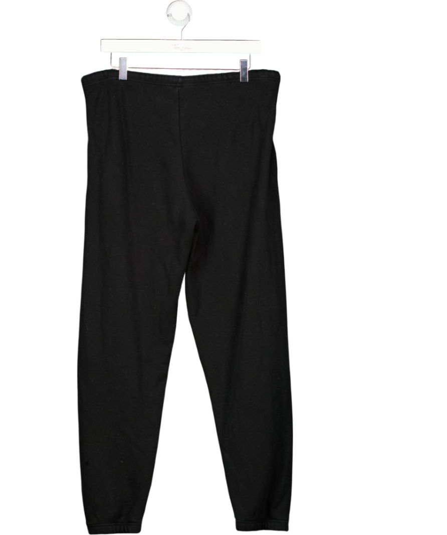 SKIMS Black Cotton Fleece Classic Jogger UK S