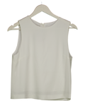 The Fold White Sleeveless Relaxed Top UK 8
