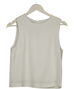 The Fold White Sleeveless Relaxed Top UK 8