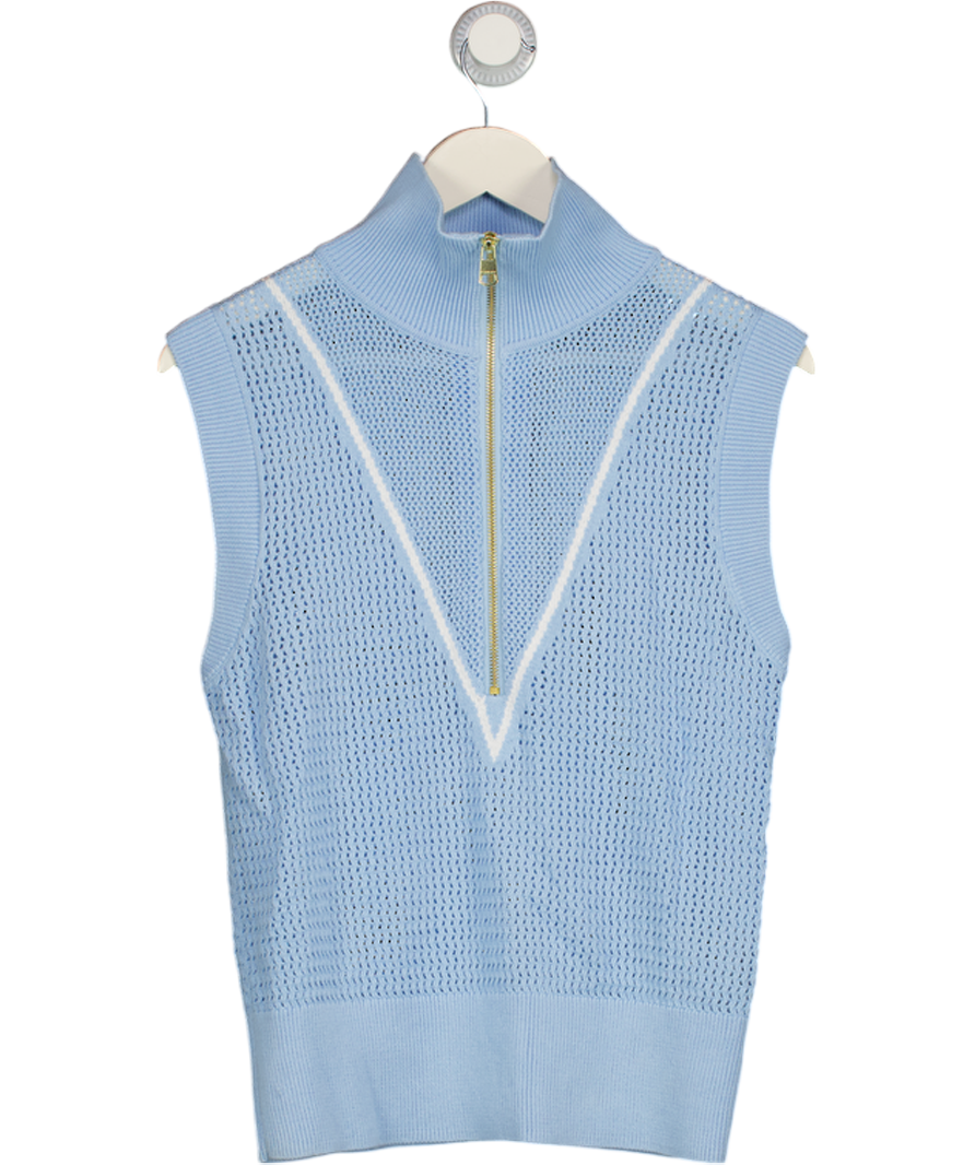 VARLEY Blue Allena Half-zip Vest UK S