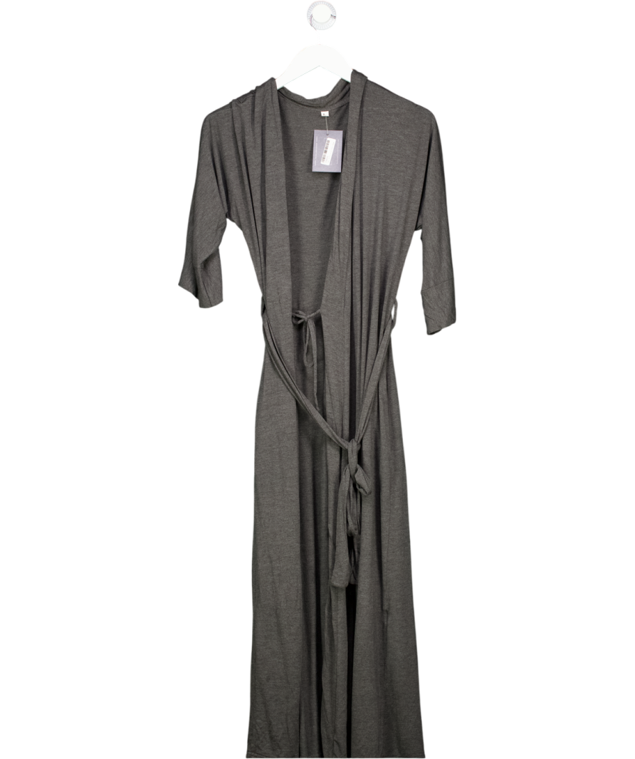lounge Grey Dressing Gown UK L