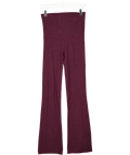 SKIMS Red Burgundy Fold Over Flare Leggings UK S