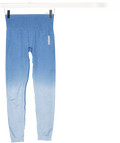 GYMSHARK Blue Activewear Leggings UK S