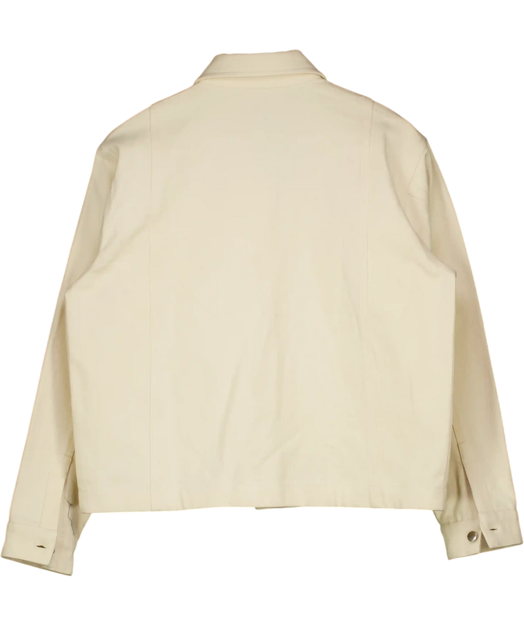 STEELE. Cream Denim Jacket UK S