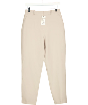 Friends like these Taupe Beige Tailored Tapered Ankle Grazer Trousers UK 10