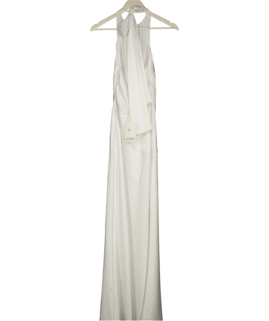 PEPPERMAYO Jasmanie Maxi Dress - White UK 6