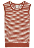 VARLEY Jenson Stitch Knit Tank - Maple Brown UK M