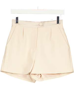 LAVISH ALICE Cream Tailored Shorts UK 8