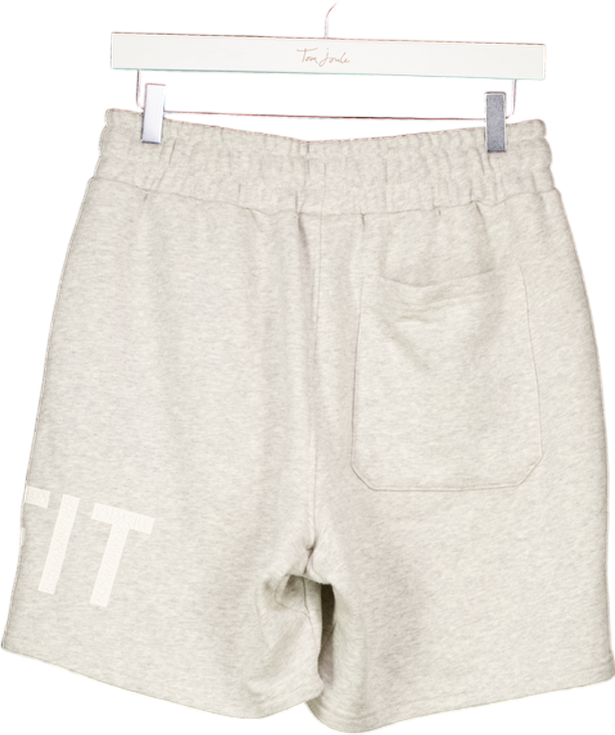 VANQUISH Grey Vq Logo Sweat Lounge Shorts UK M