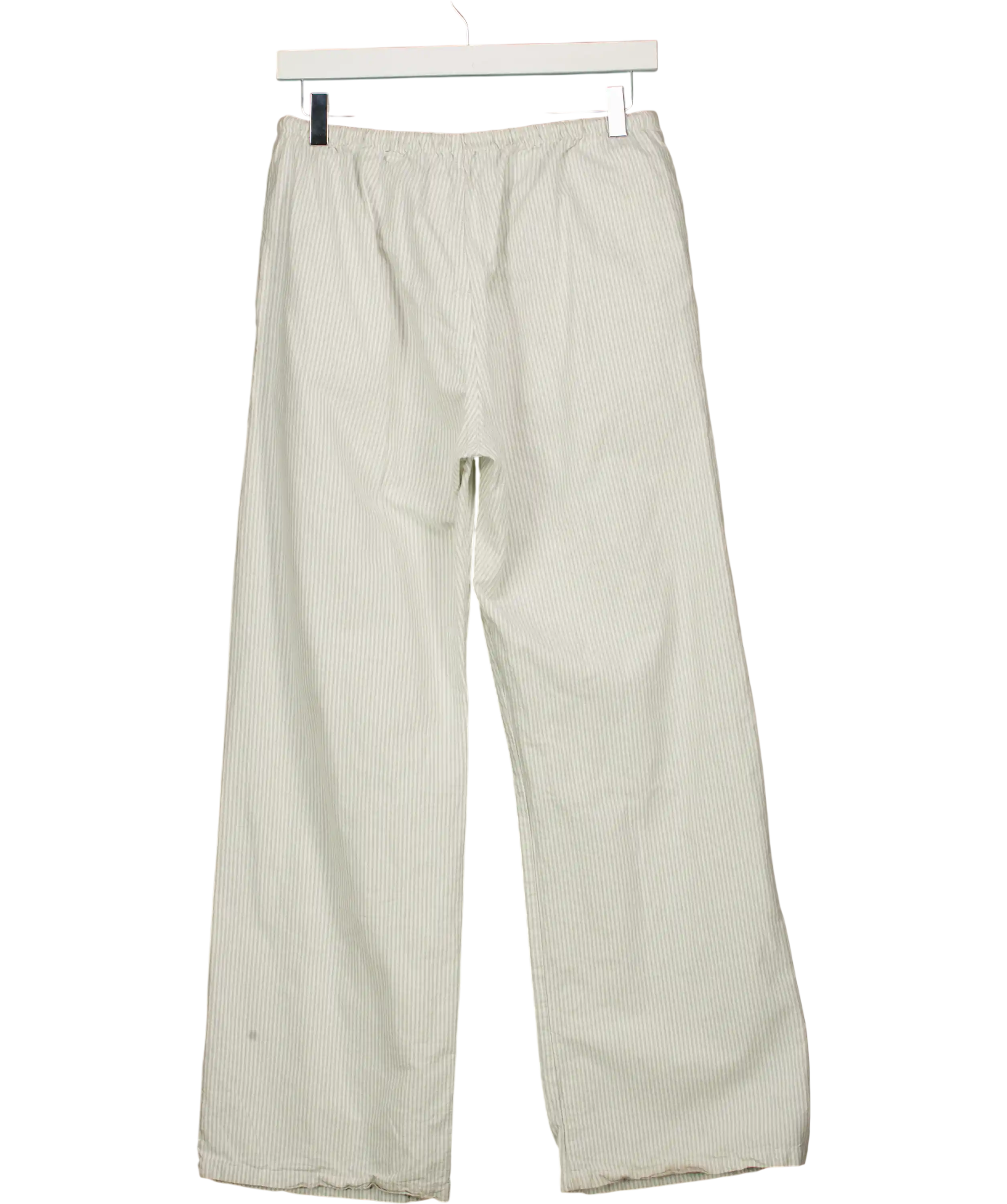 Brandy Melville Green Striped Trousers UK S