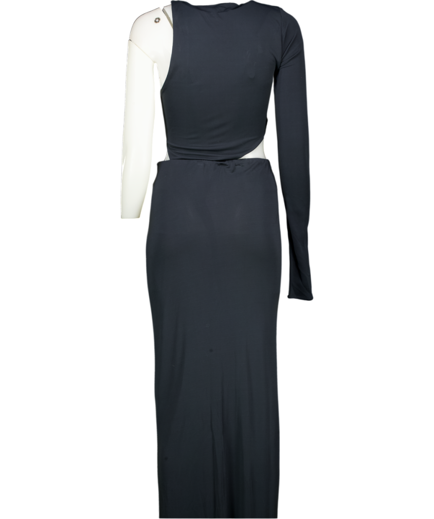 KHY Kylie Jenner Black One Sleeve Versatile Top( Uk M) And Low Rise Maxi Skirt Set (uk S) UK S/M