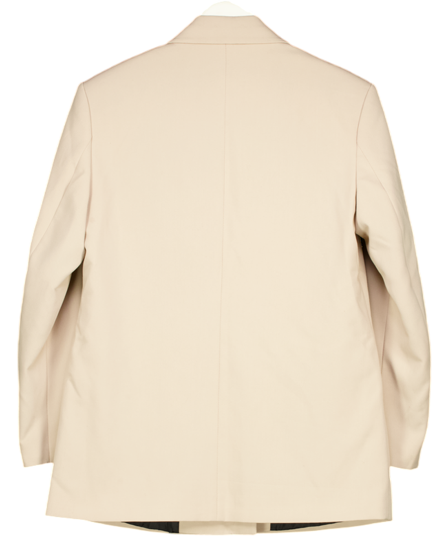 ZARA Beige Double Beasted Blazer UK XS