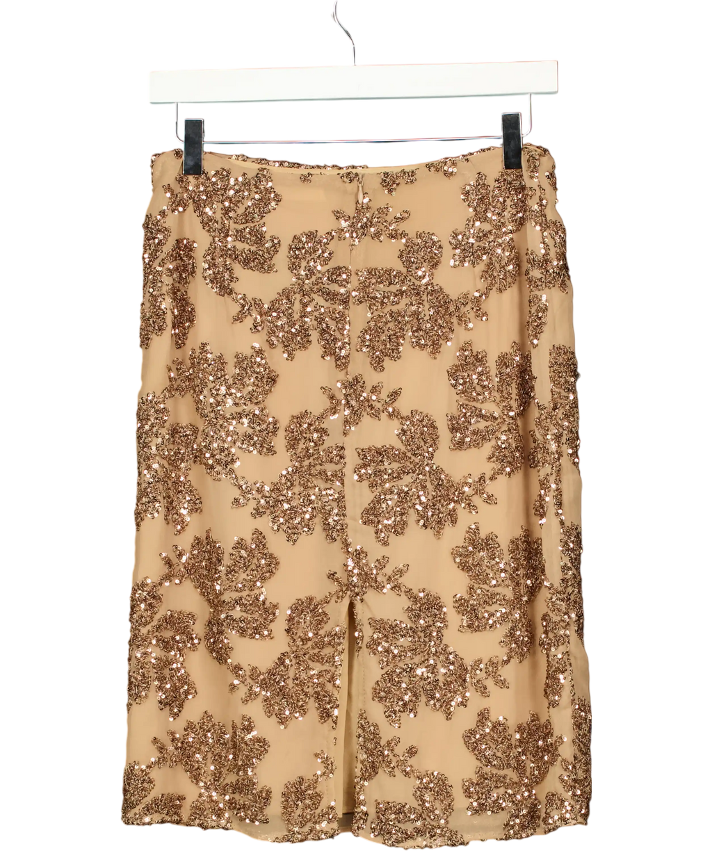 Salted Muse Brown Maxi Skirt UK S