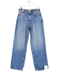TOPSHOP Cinch Low Rise Relaxed Jeans In Vintage Blue L32 W26