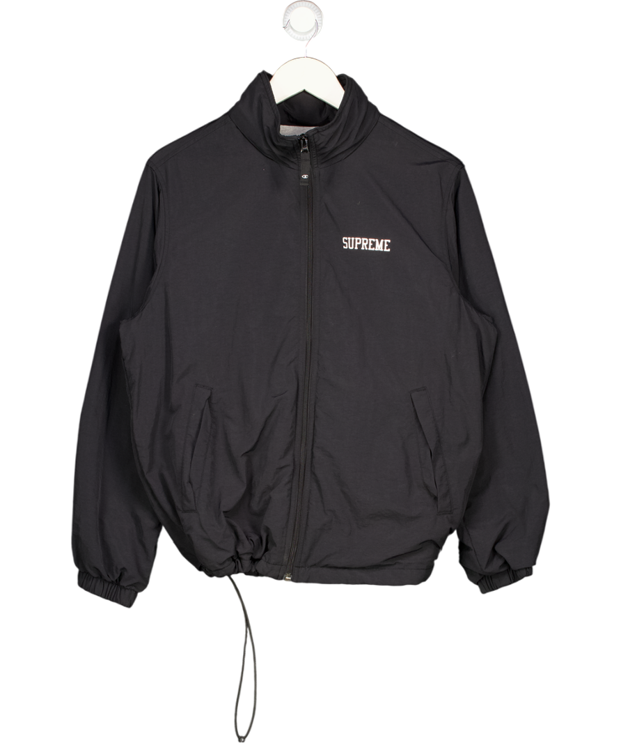 Black Supreme Champion Track Jacket UK S