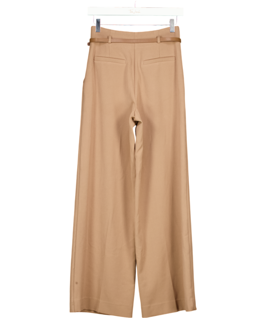 FOREVER NEW Brown Belted Wide Leg Trouser UK 6