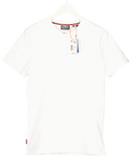 Superdry White Vintage Logo Embroidered T-shirt UK L