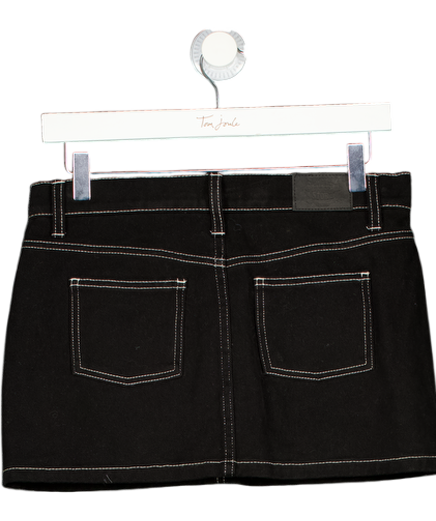 SUPERDRY Black Denim Mini Skirt W25