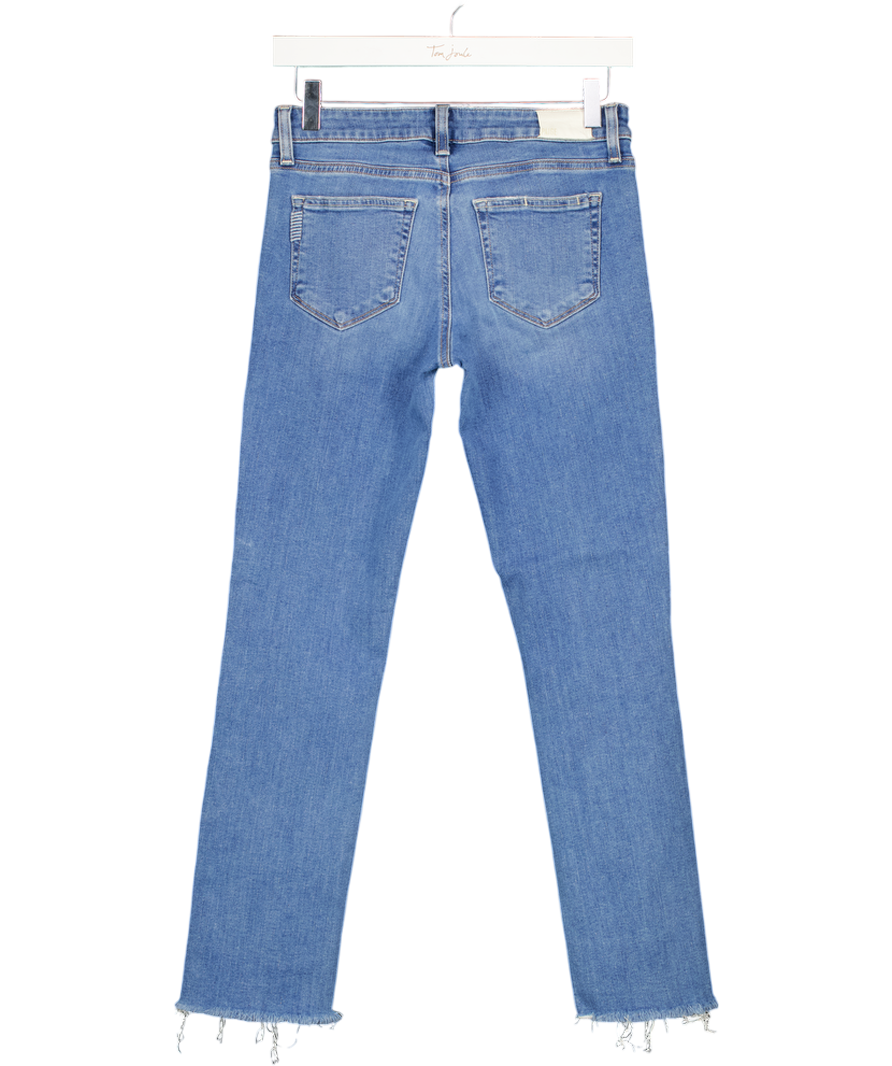 PAIGE Blue Mid Rise Boyfriend Jeans W23