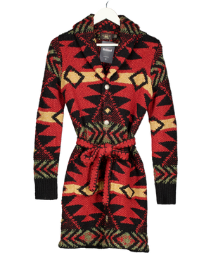 Ralph Lauren Multicoloured Hand-knit Wool-blend Cardigan UK XS/S