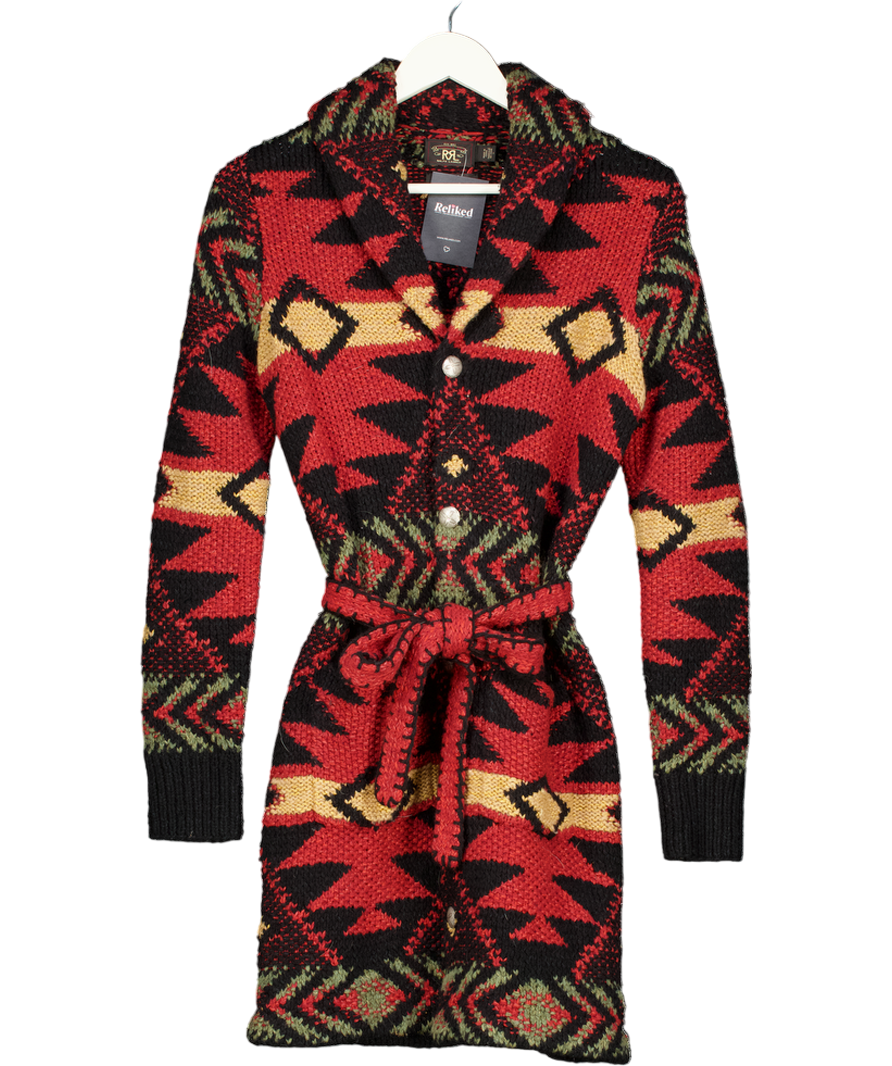 Ralph Lauren Multicoloured Hand-knit Wool-blend Cardigan UK XS/S