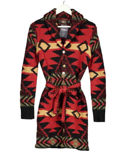 Ralph Lauren Multicoloured Hand-knit Wool-blend Cardigan UK XS/S