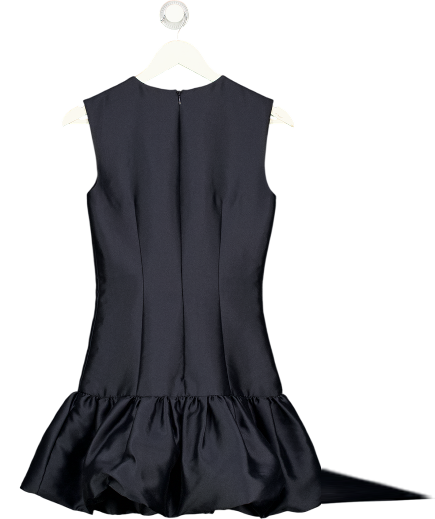 SELF PORTRAIT Navy Blue Taffeta Mini Dress UK 6